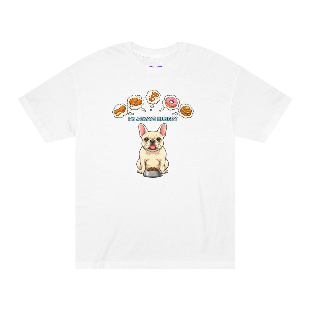 French Bulldog Donut Lover Tee — "For Breakfast Humans" Cute Dog Graphic T-Shirt