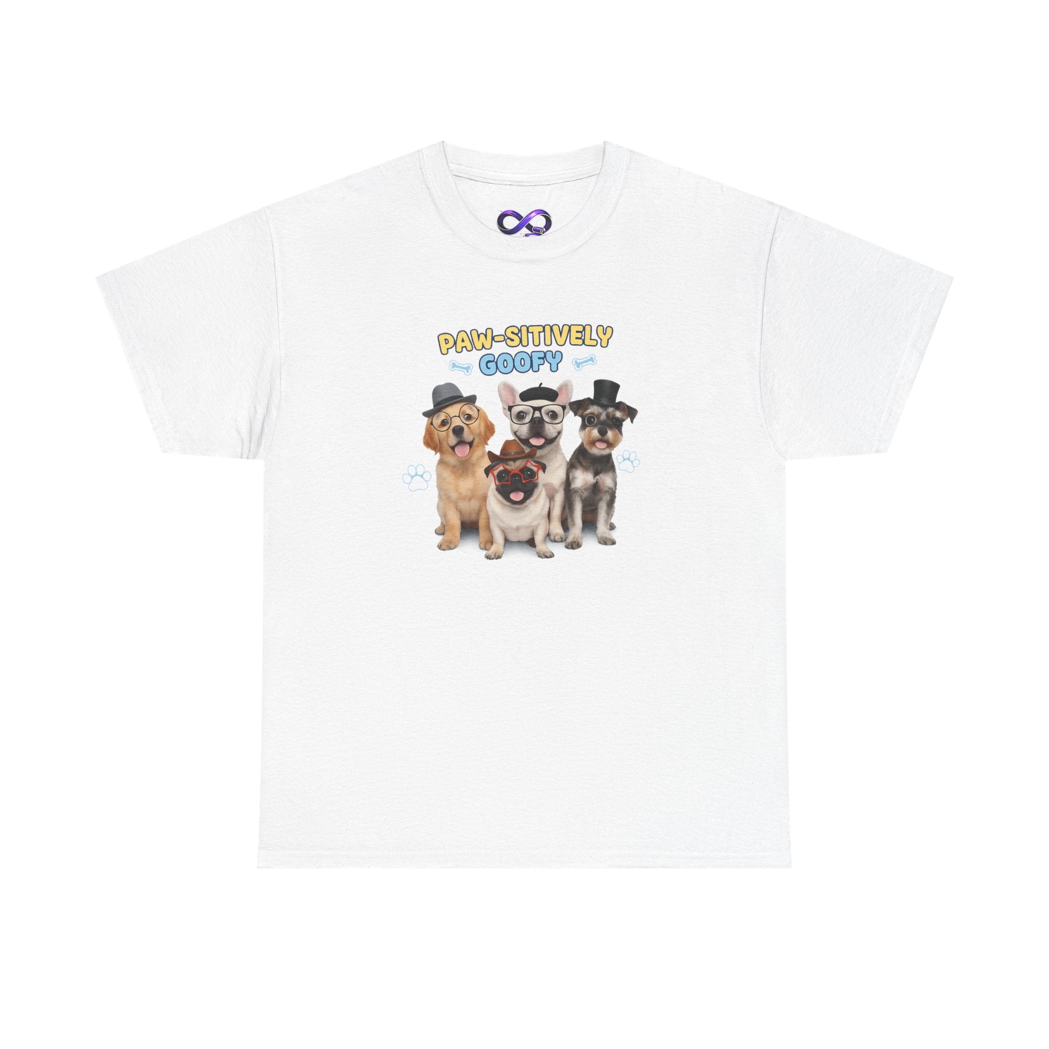 Dog Lovers T‑Shirt — “Paw‑fectly Goofy” Cute Puppy Graphic Tee