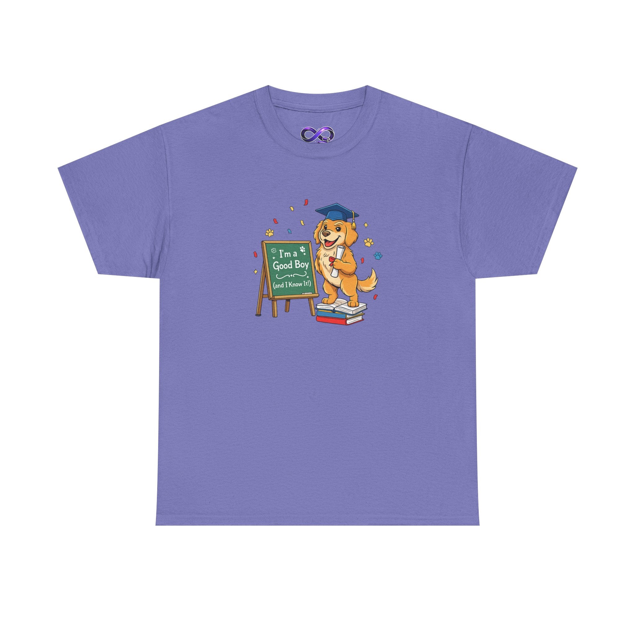 Graduation Golden Retriever T-Shirt — "I’m a Good Boy And I Graduated" Cute Grad Dog Tee