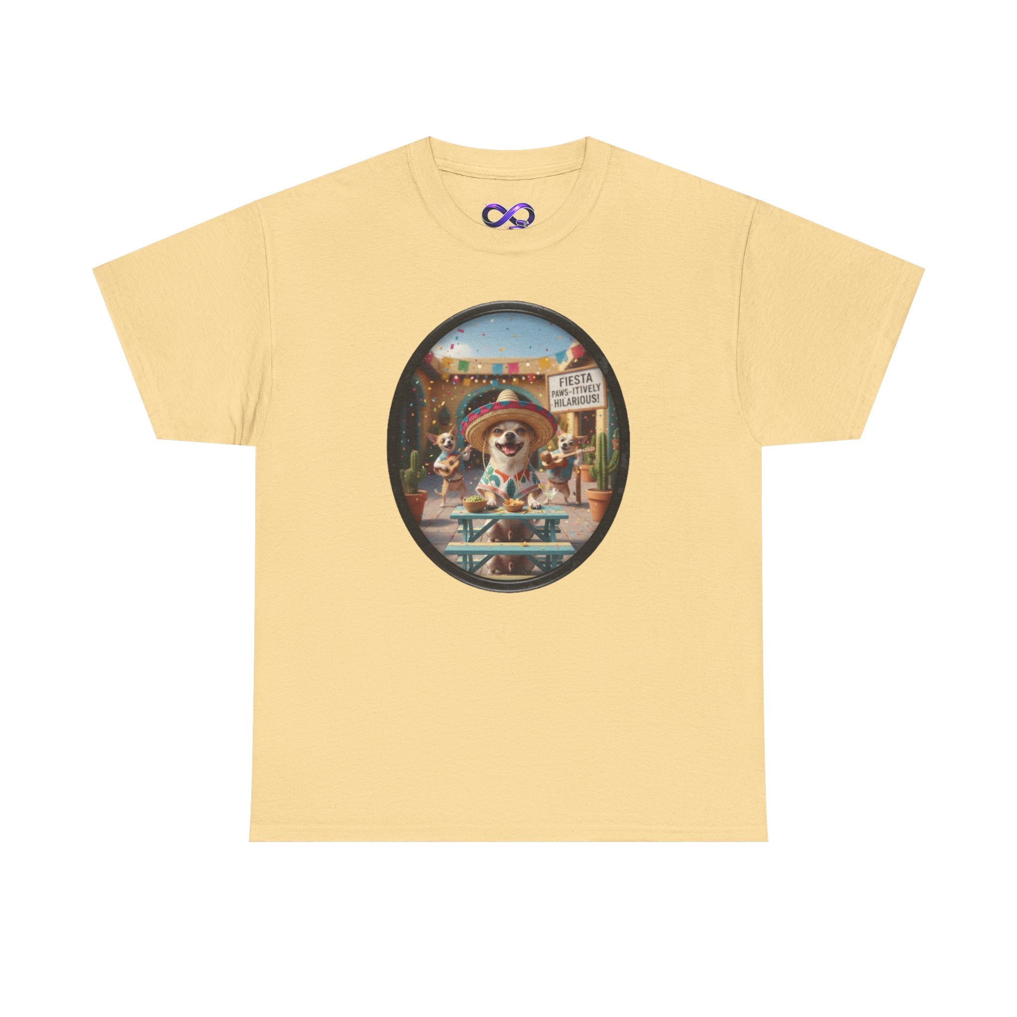 T‑Shirt — Retro Surf Dog Graphic Tee (Beach Vibes, Summer Casual)
