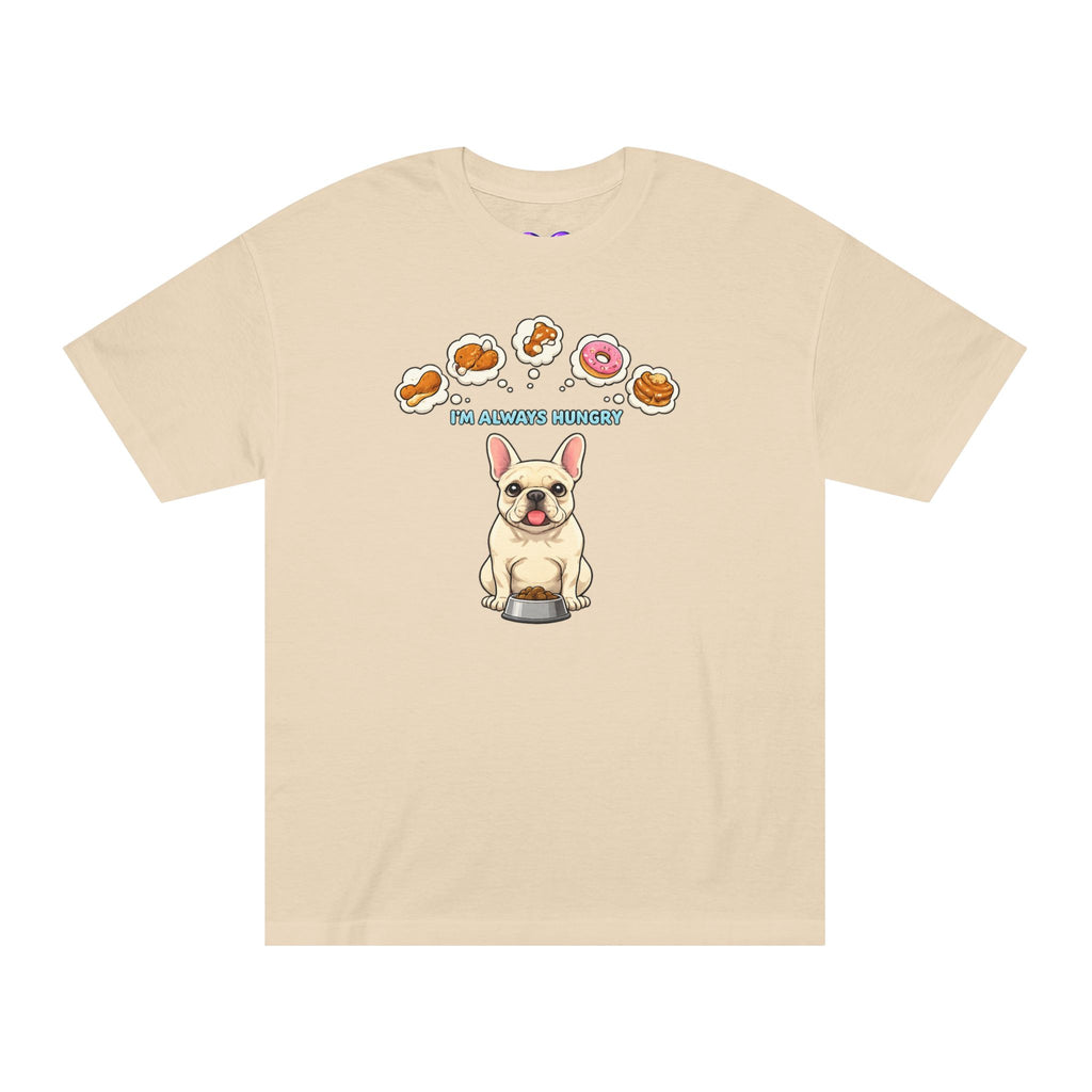 French Bulldog Donut Lover Tee — "For Breakfast Humans" Cute Dog Graphic T-Shirt