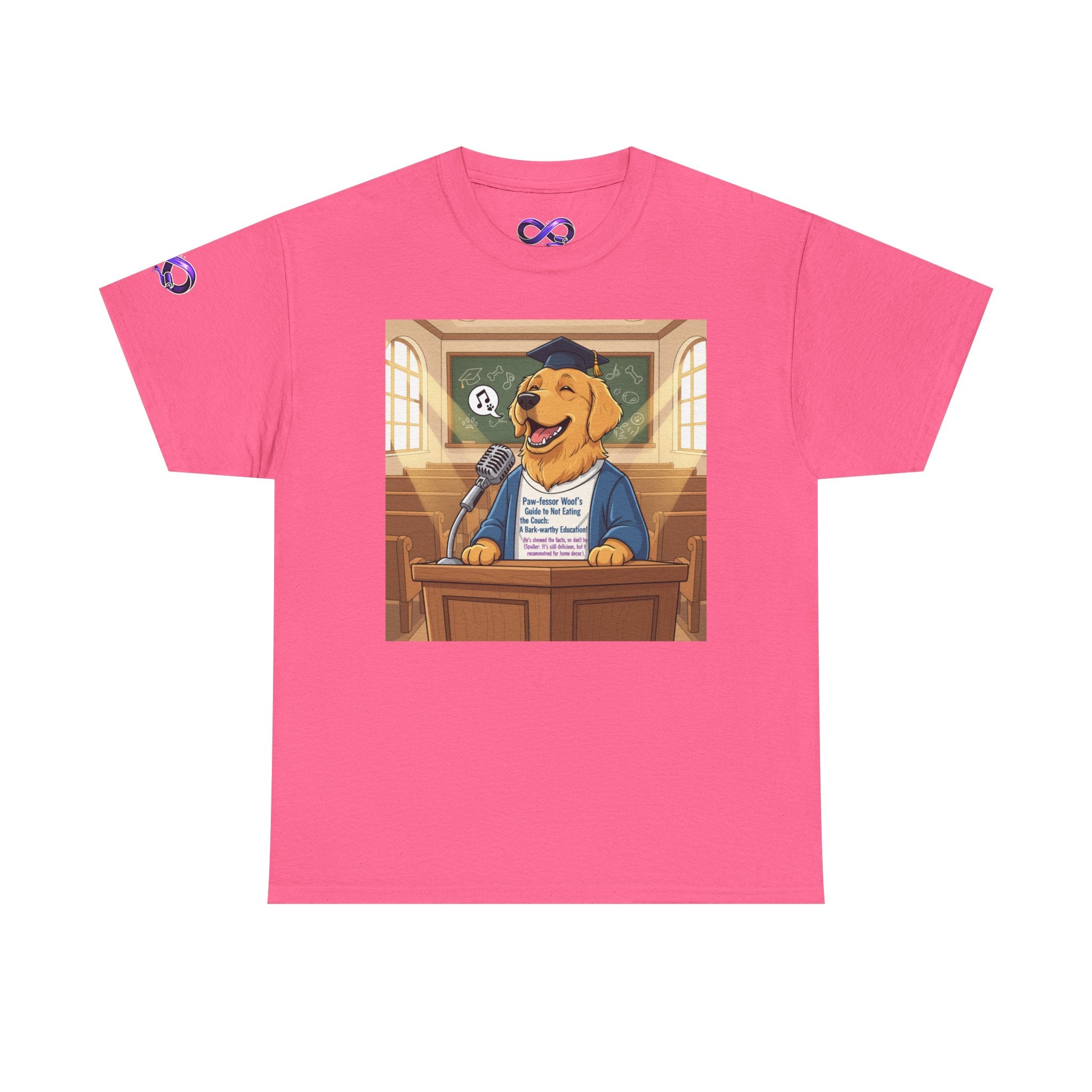 Golden Retriever Lawyer T‑Shirt — Funny Dog Attorney Courtroom Tee
