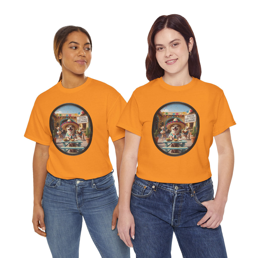 T‑Shirt — Retro Surf Dog Graphic Tee (Beach Vibes, Summer Casual)