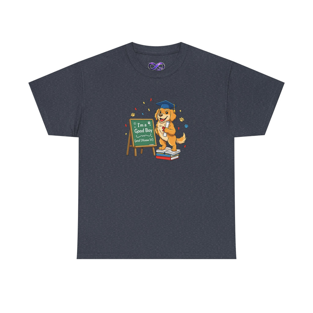 Graduation Golden Retriever T-Shirt — "I’m a Good Boy And I Graduated" Cute Grad Dog Tee