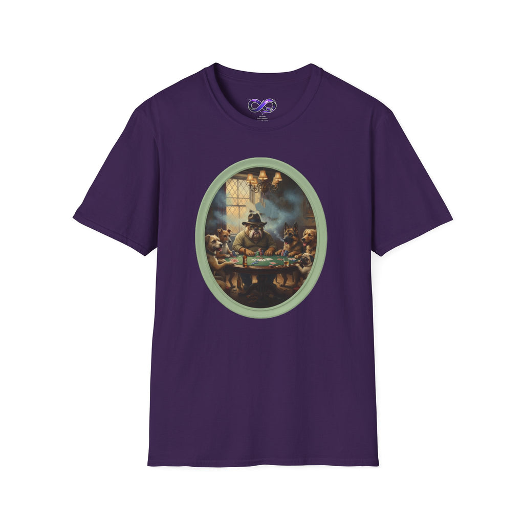 Witch Cottage Tarot Art T‑Shirt — Vintage Occult Gathering Graphic Tee