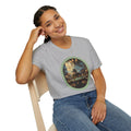 Witch Cottage Tarot Art T‑Shirt — Vintage Occult Gathering Graphic Tee