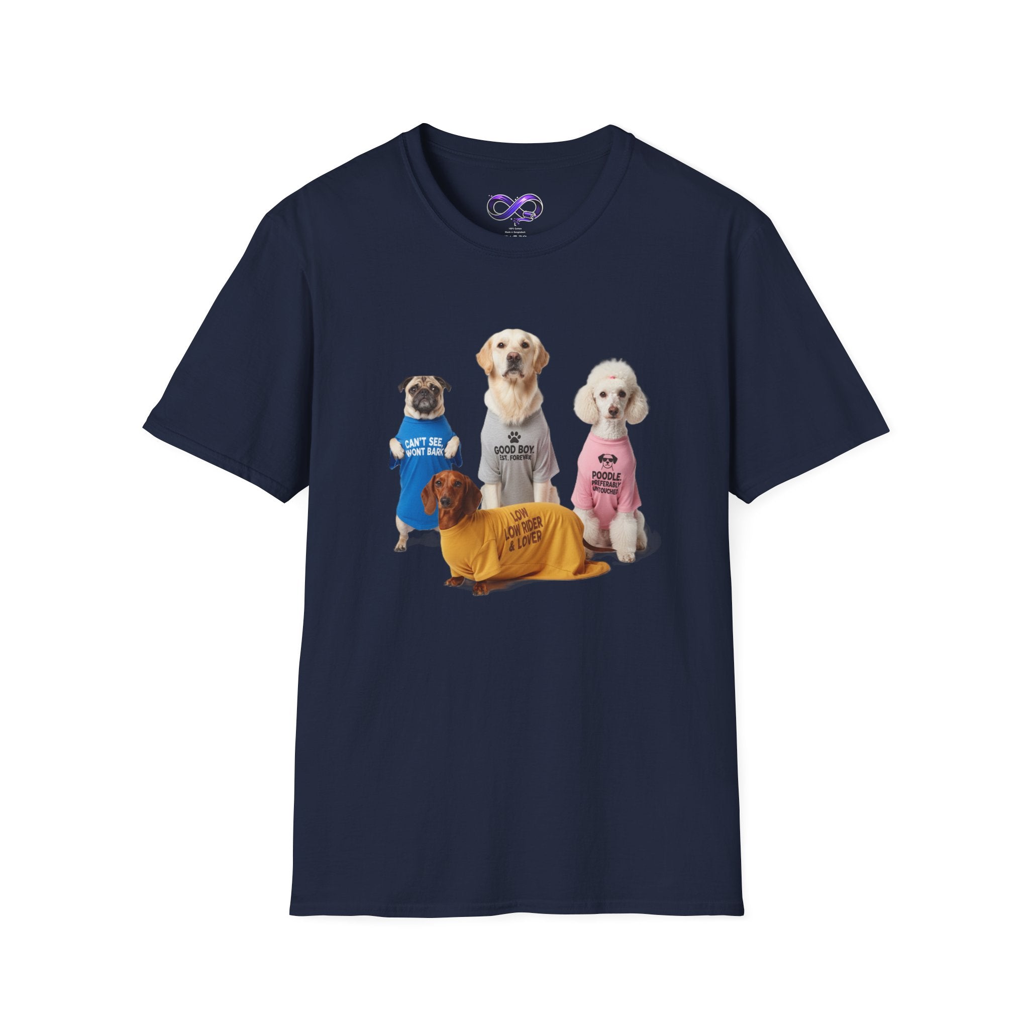 Cute Dogs Wearing Sweaters T-Shirt — Funny Puppy Graphic Tee