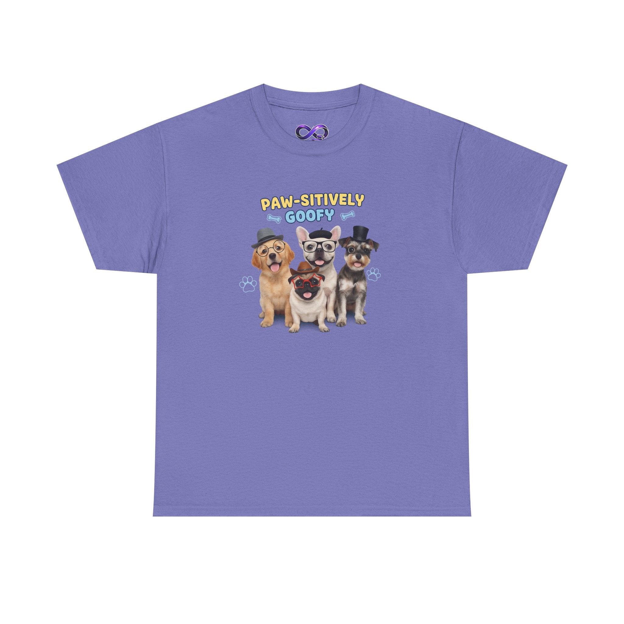 Dog Lovers T‑Shirt — “Paw‑fectly Goofy” Cute Puppy Graphic Tee