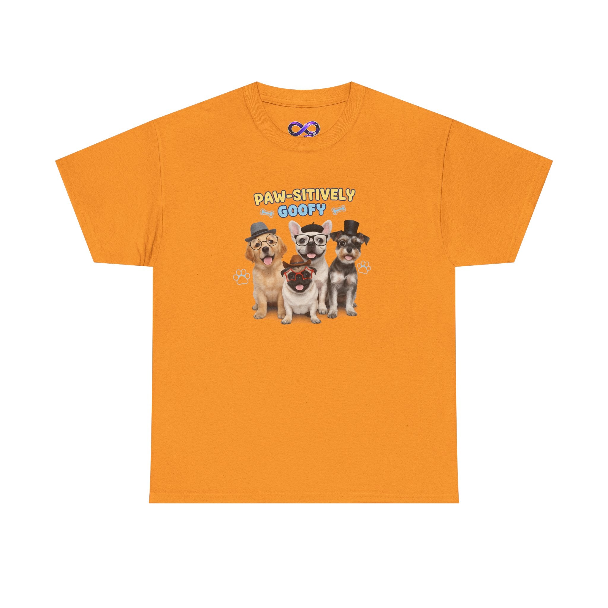 Dog Lovers T‑Shirt — “Paw‑fectly Goofy” Cute Puppy Graphic Tee
