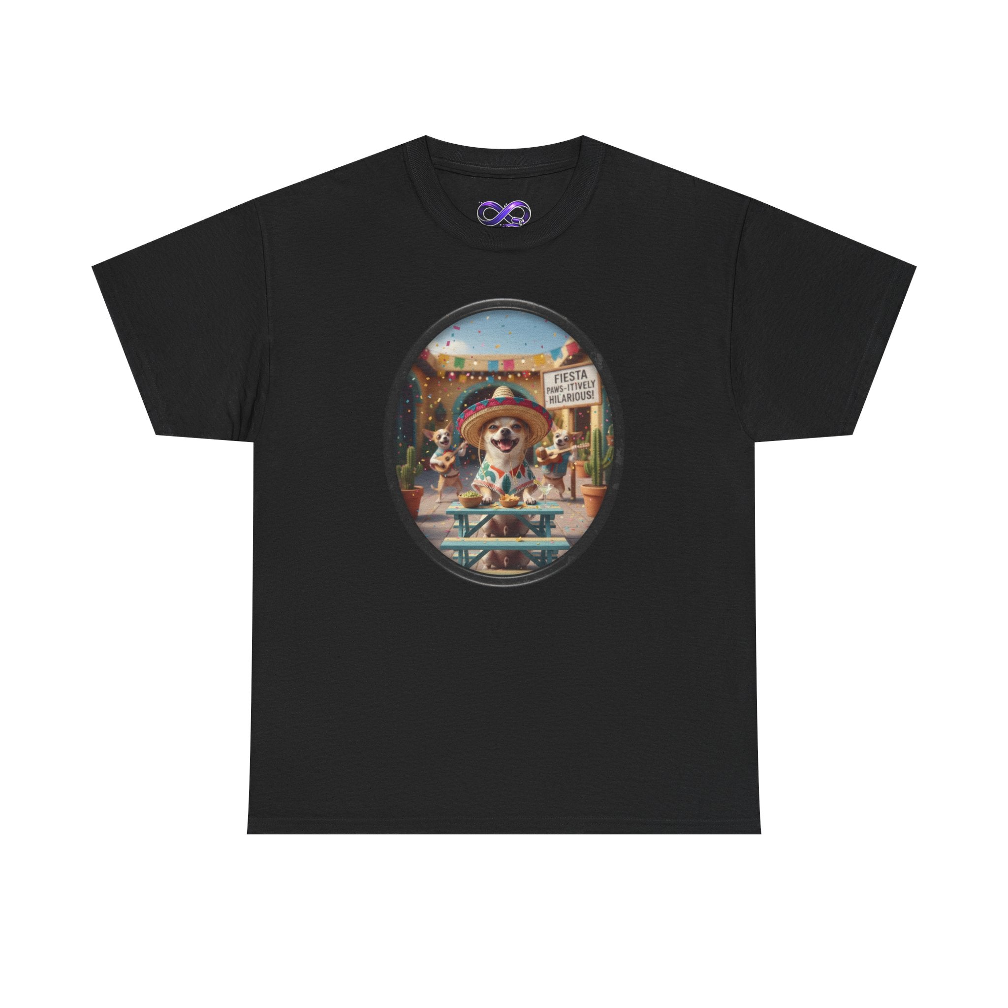 T‑Shirt — Retro Surf Dog Graphic Tee (Beach Vibes, Summer Casual)