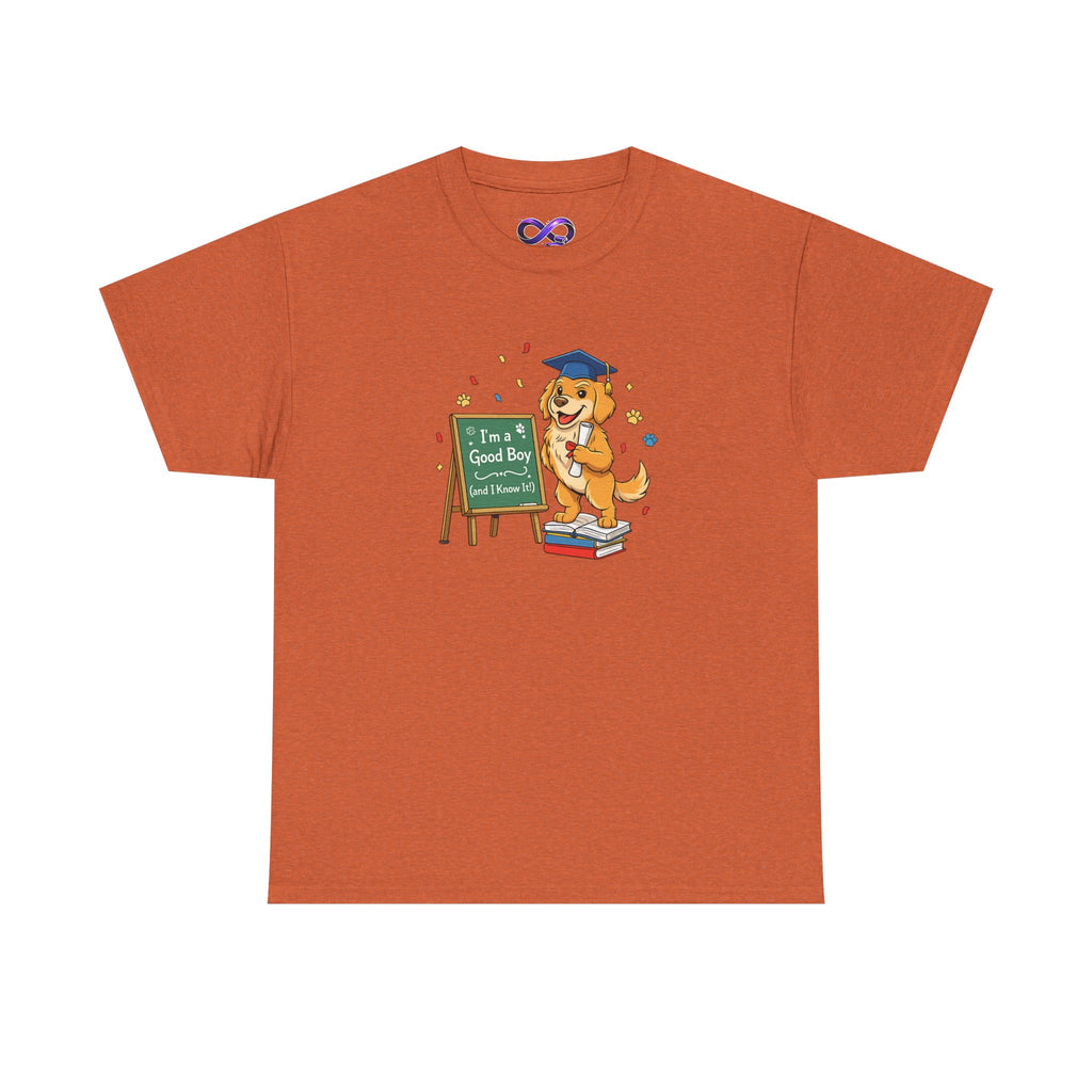 Graduation Golden Retriever T-Shirt — "I’m a Good Boy And I Graduated" Cute Grad Dog Tee