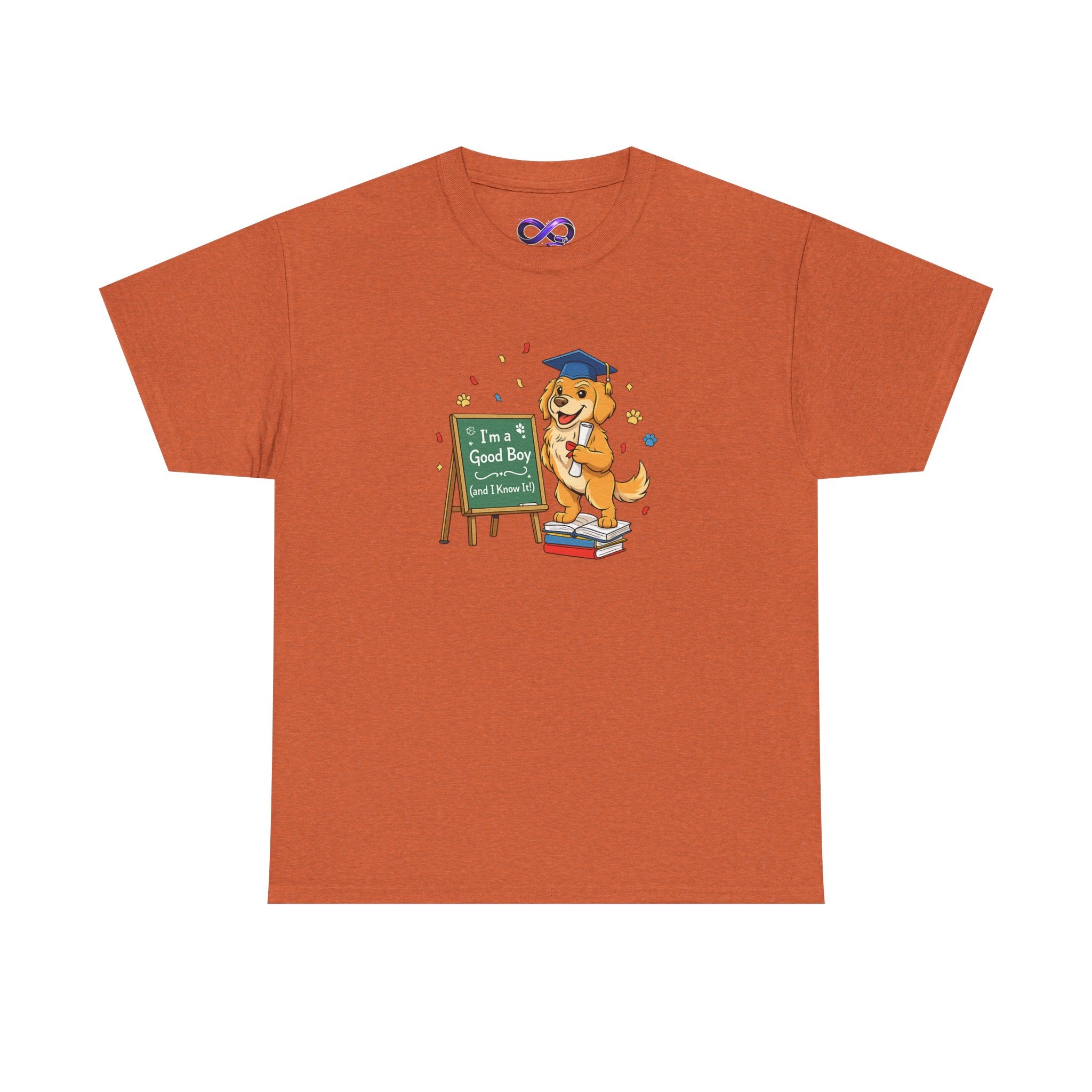 Graduation Golden Retriever T-Shirt — "I’m a Good Boy And I Graduated" Cute Grad Dog Tee