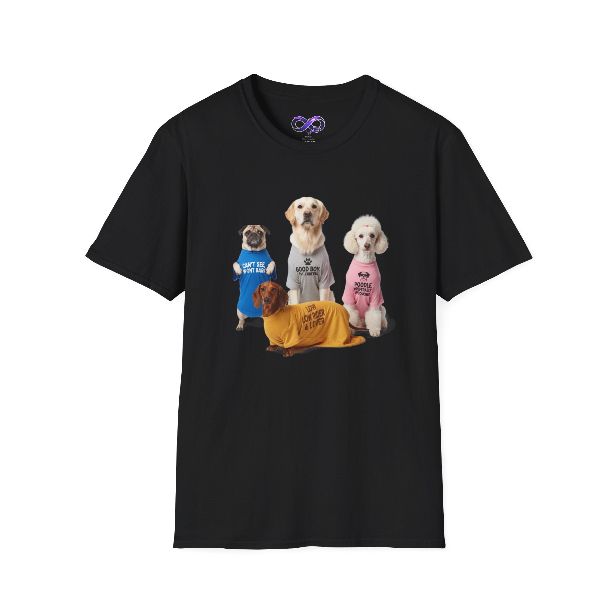 Cute Dogs Wearing Sweaters T-Shirt — Funny Puppy Graphic Tee