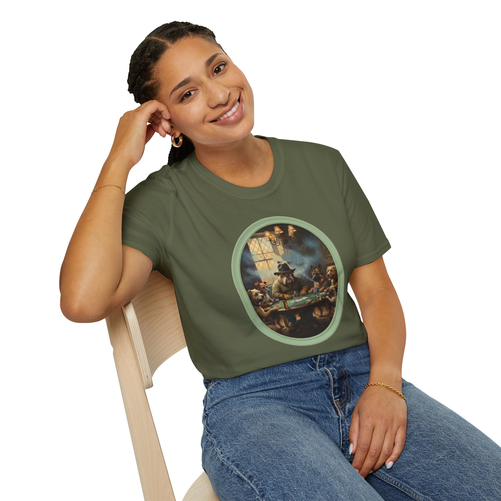 Witch Cottage Tarot Art T‑Shirt — Vintage Occult Gathering Graphic Tee