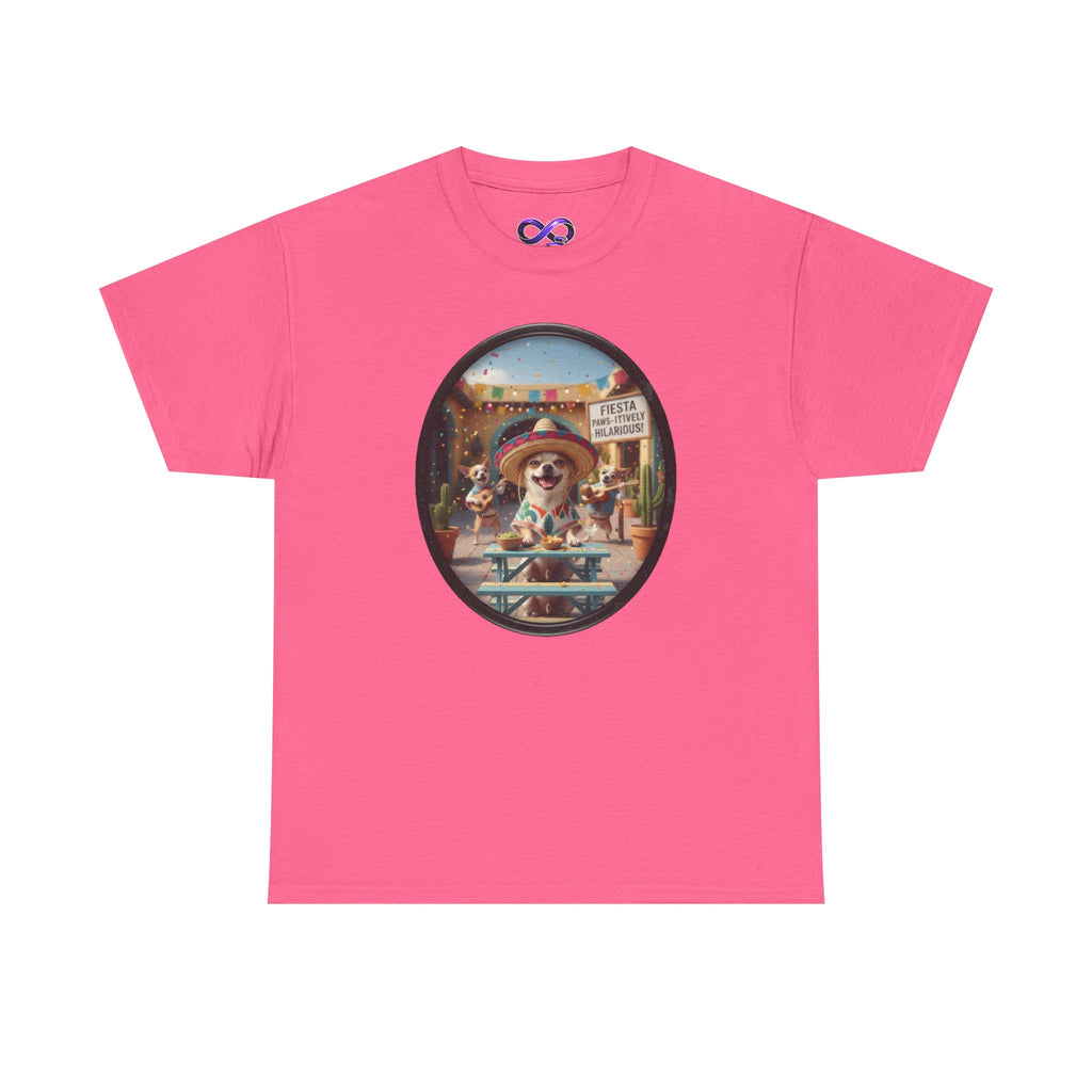 T‑Shirt — Retro Surf Dog Graphic Tee (Beach Vibes, Summer Casual)