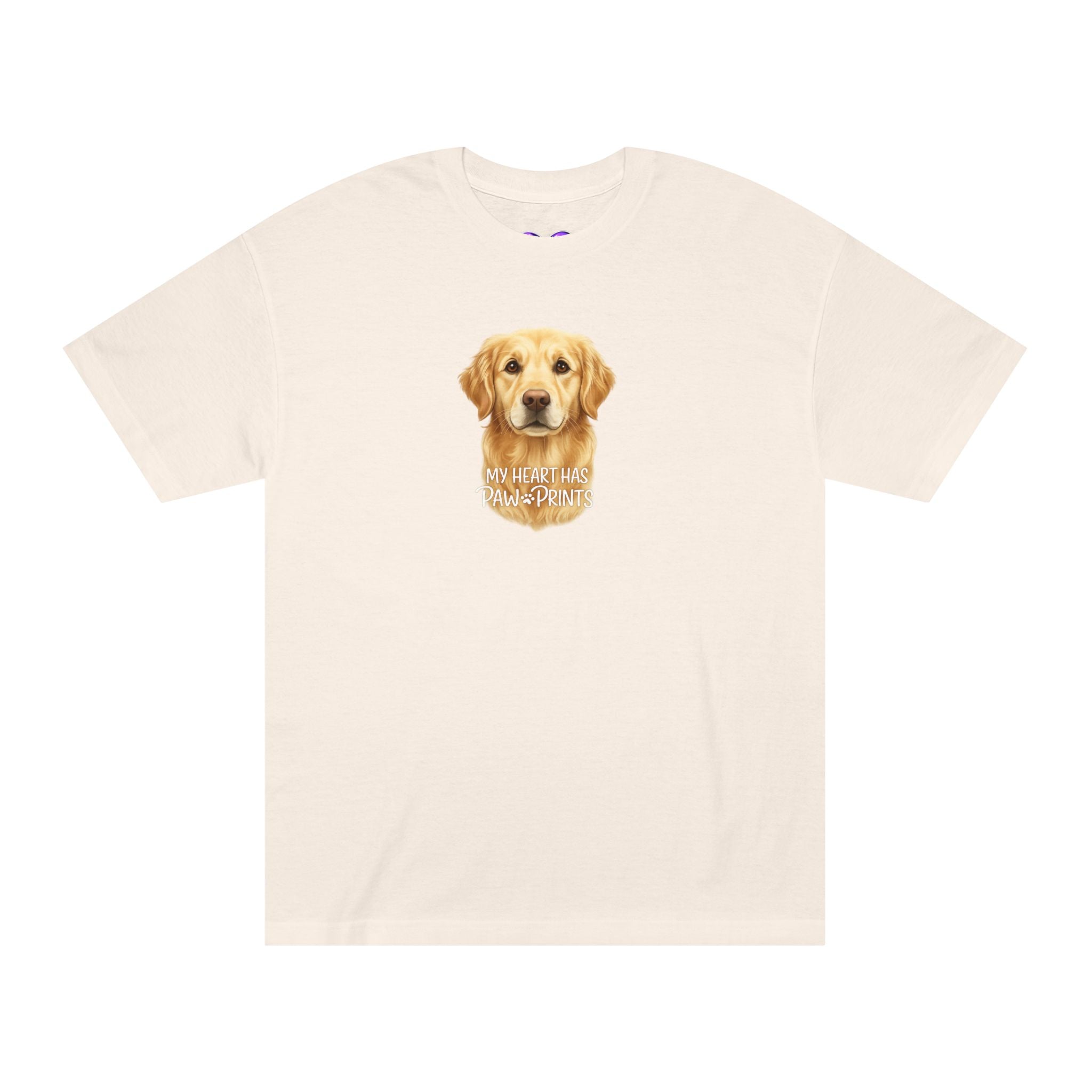 Golden Retriever Portrait Tee — "You Had Me at Woof" Dog Lover T-Shirt