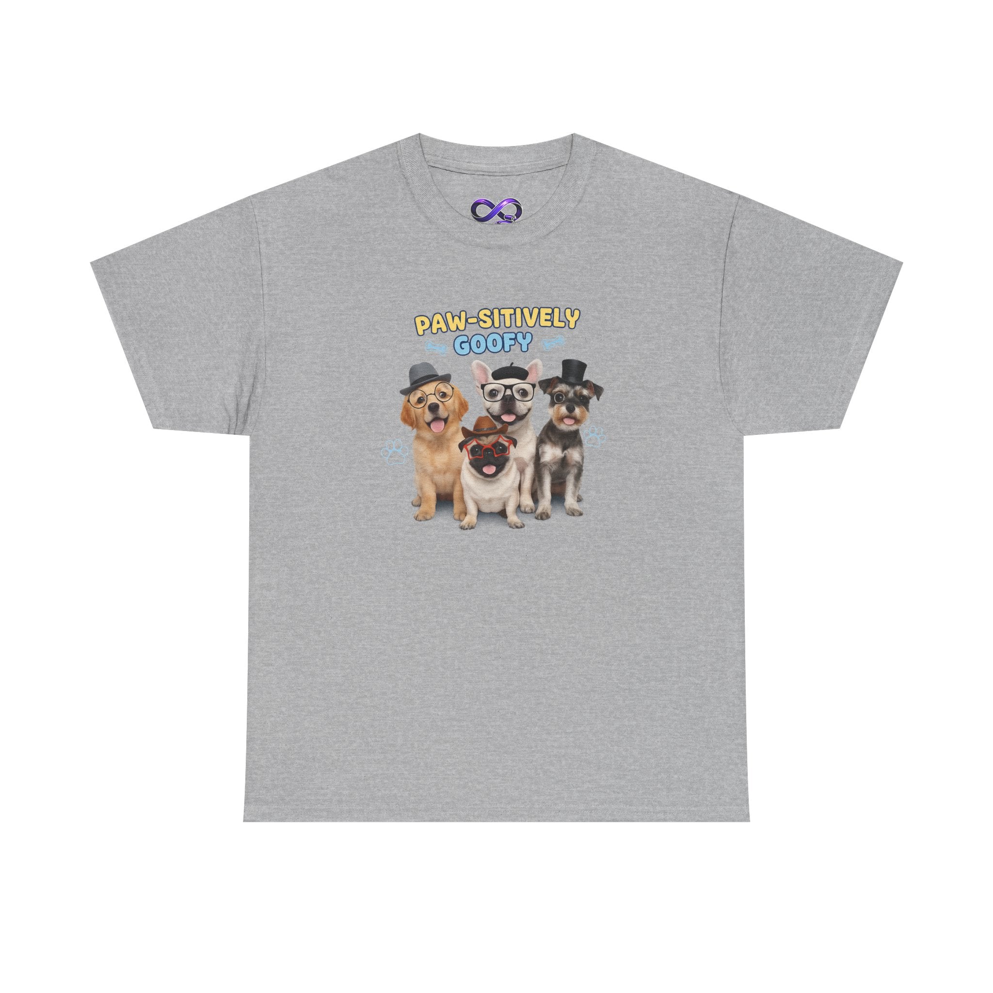 Dog Lovers T‑Shirt — “Paw‑fectly Goofy” Cute Puppy Graphic Tee