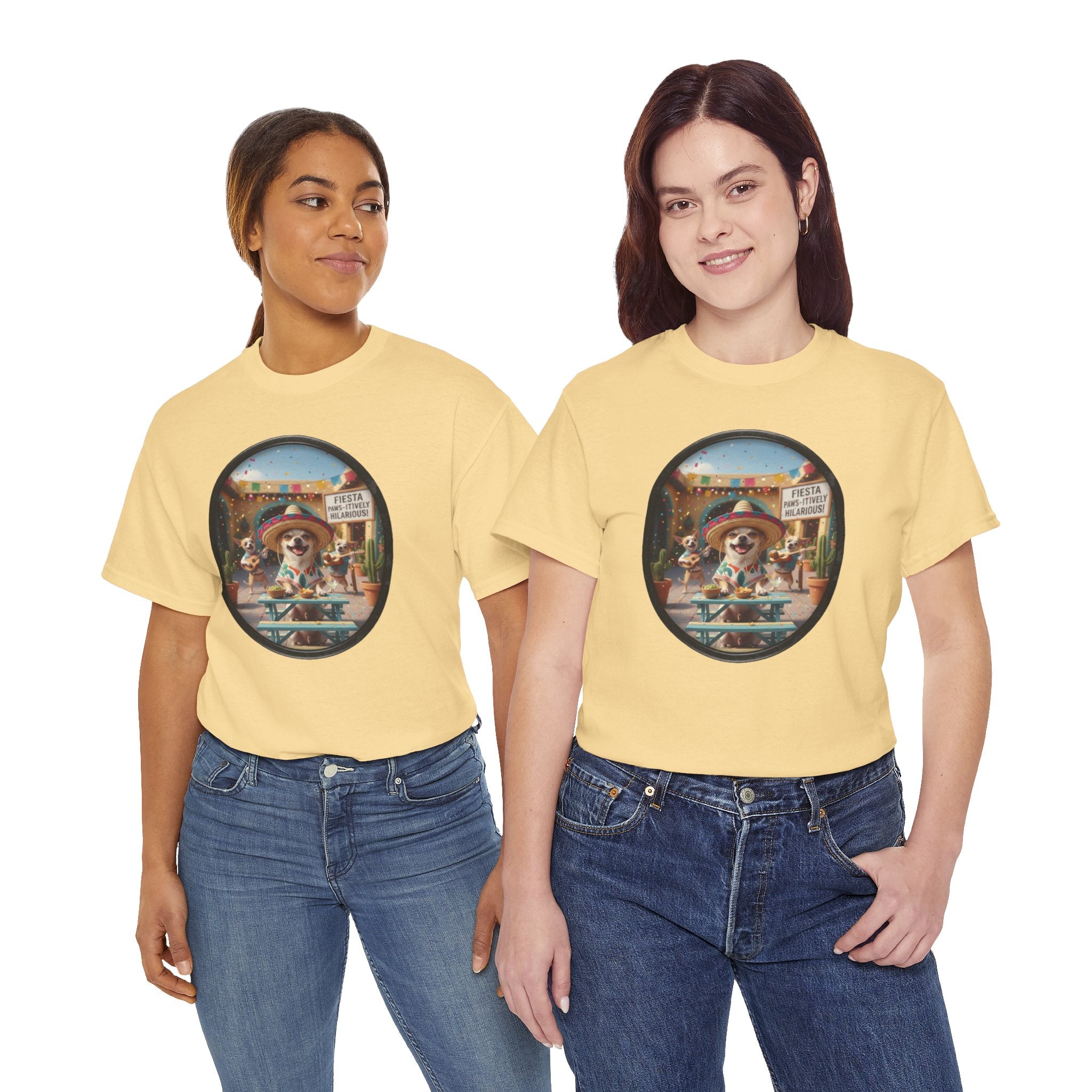 T‑Shirt — Retro Surf Dog Graphic Tee (Beach Vibes, Summer Casual)