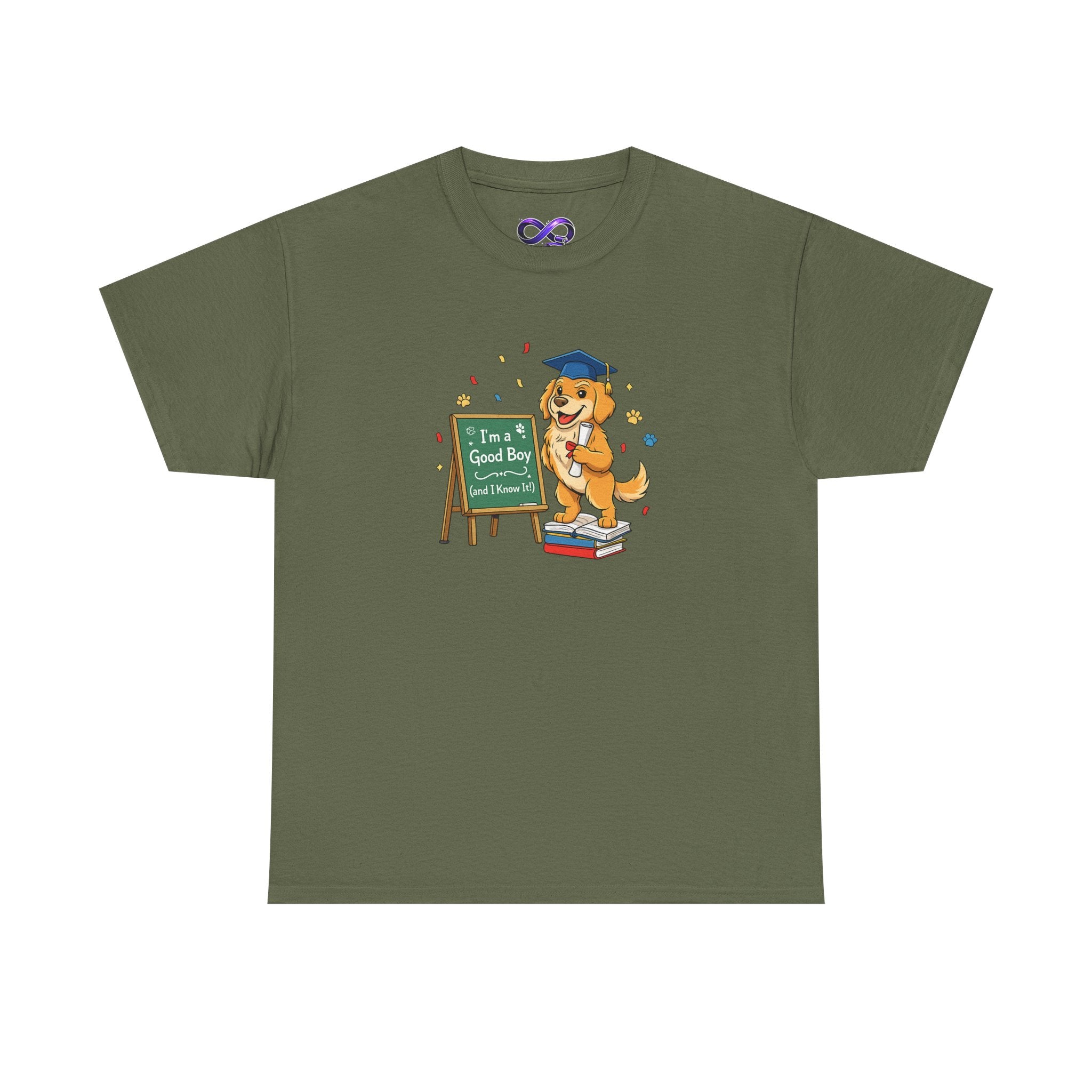 Graduation Golden Retriever T-Shirt — "I’m a Good Boy And I Graduated" Cute Grad Dog Tee
