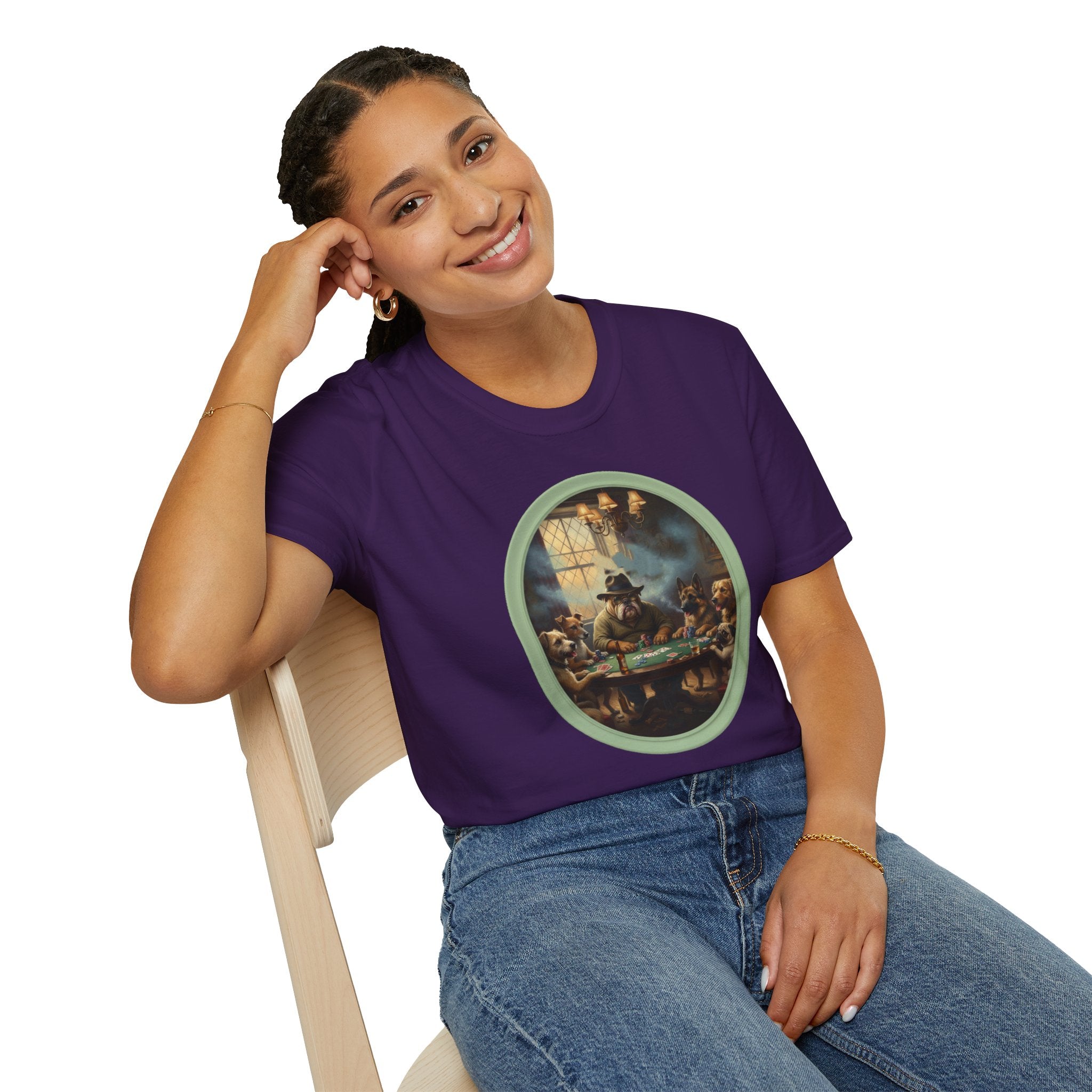 Witch Cottage Tarot Art T‑Shirt — Vintage Occult Gathering Graphic Tee