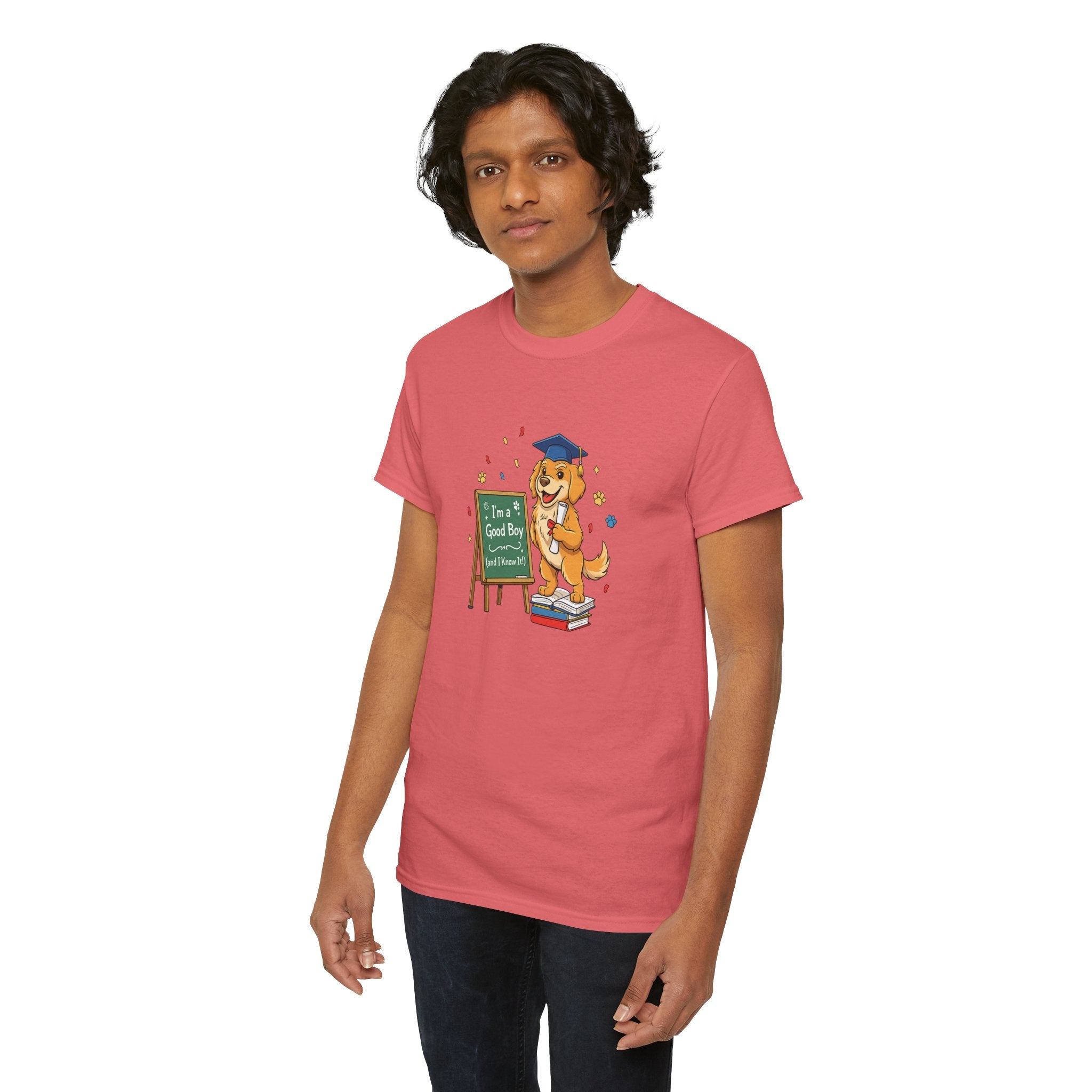 Graduation Golden Retriever T-Shirt — "I’m a Good Boy And I Graduated" Cute Grad Dog Tee