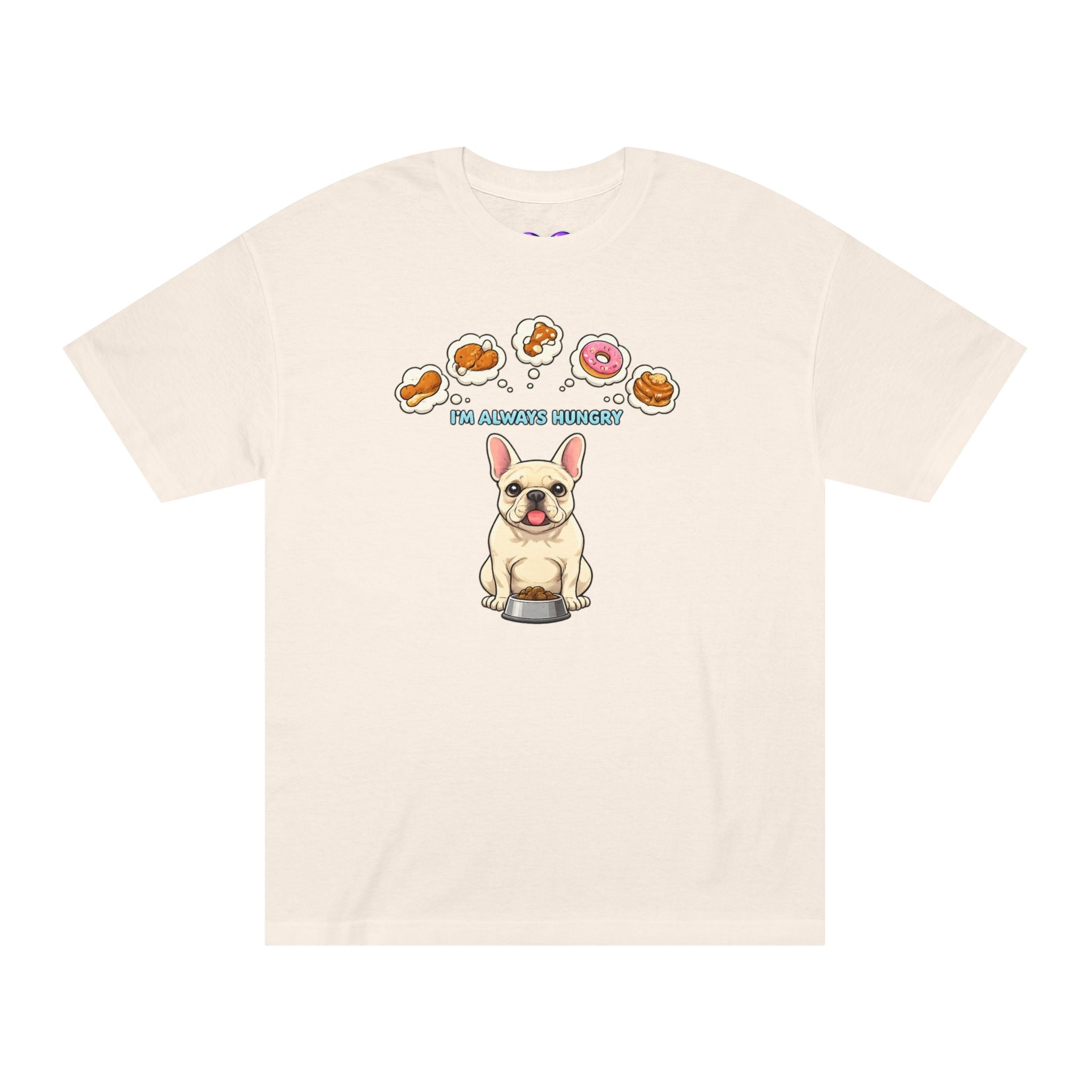 French Bulldog Donut Lover Tee — "For Breakfast Humans" Cute Dog Graphic T-Shirt