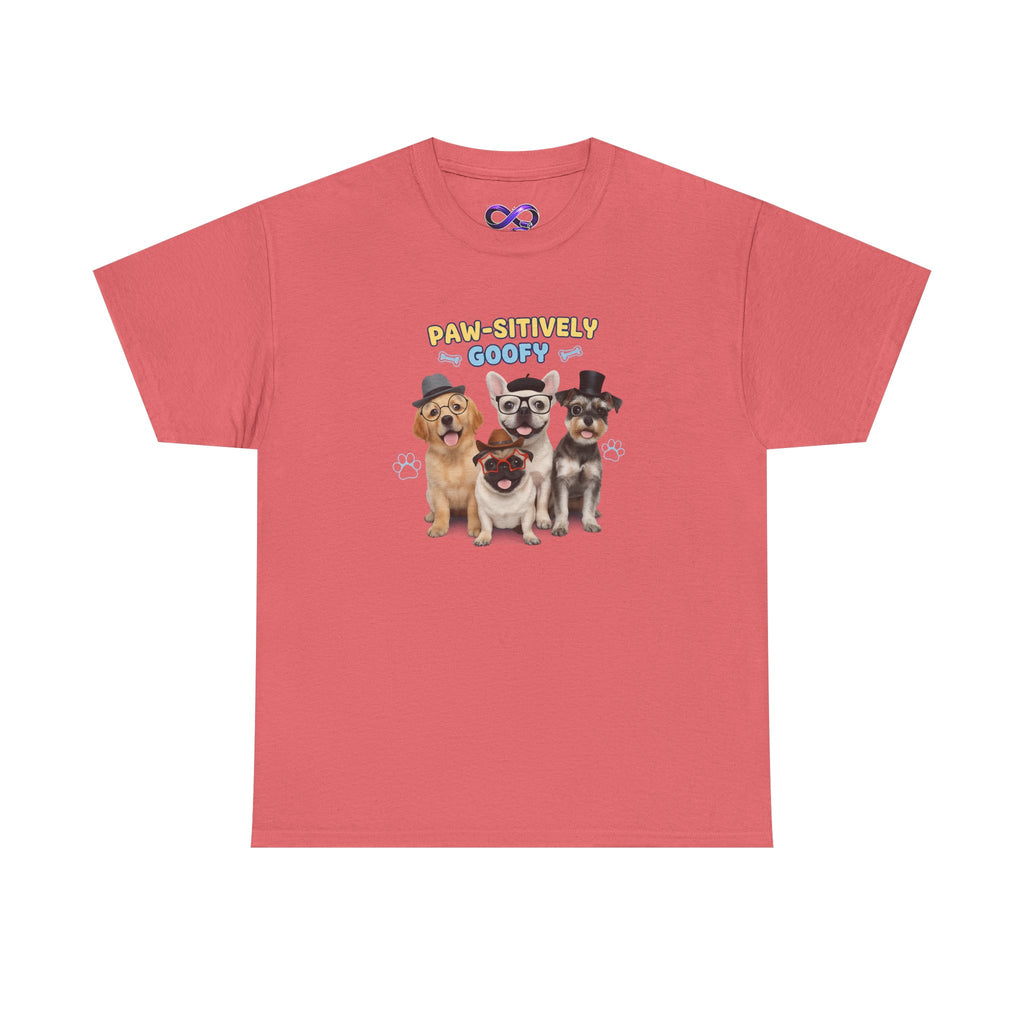 Dog Lovers T‑Shirt — “Paw‑fectly Goofy” Cute Puppy Graphic Tee