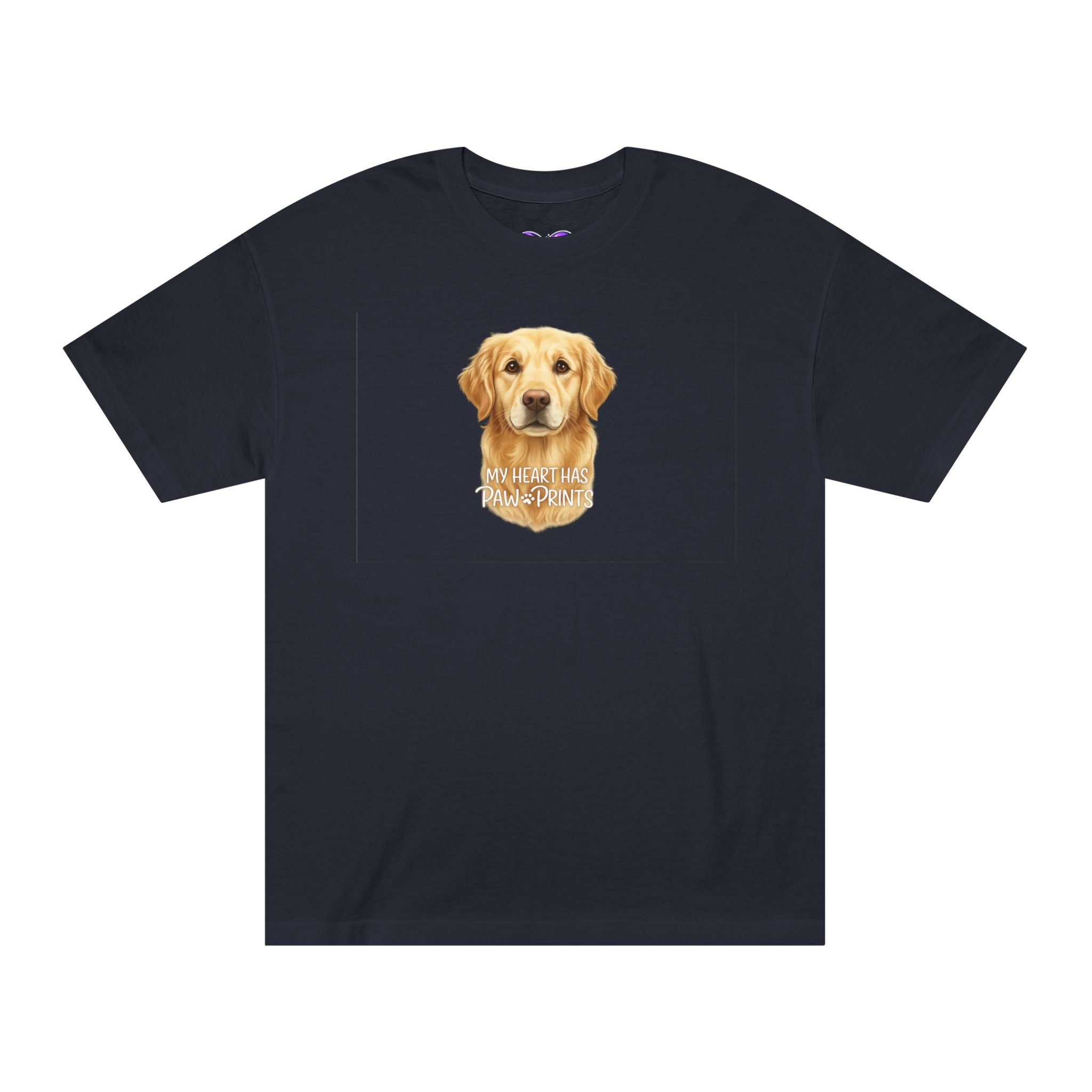 Golden Retriever Portrait Tee — "You Had Me at Woof" Dog Lover T-Shirt