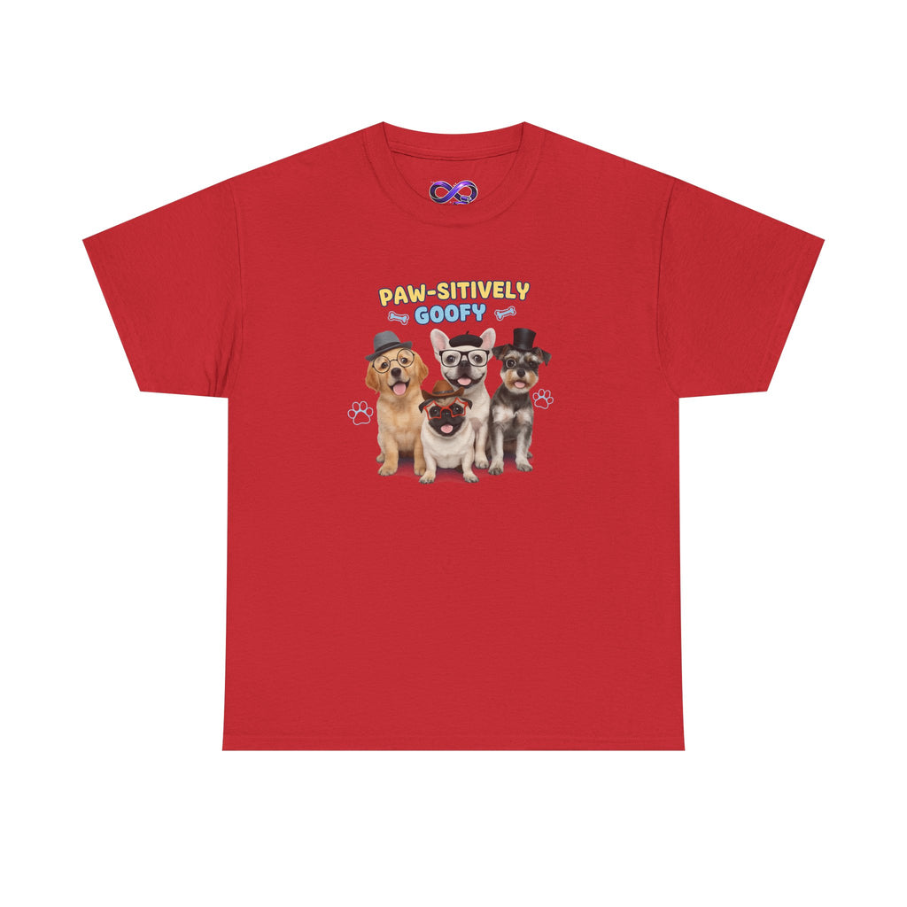 Dog Lovers T‑Shirt — “Paw‑fectly Goofy” Cute Puppy Graphic Tee