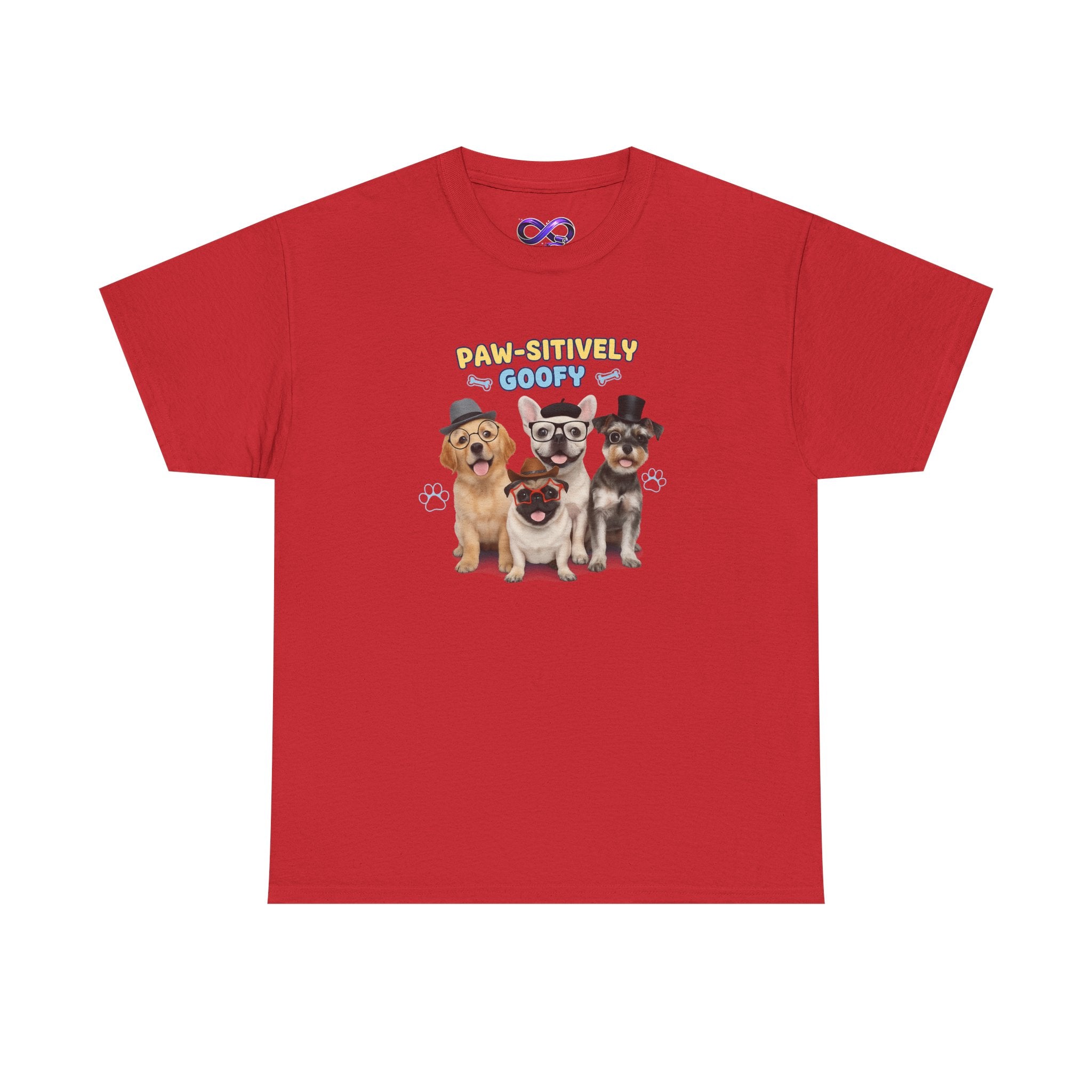 Dog Lovers T‑Shirt — “Paw‑fectly Goofy” Cute Puppy Graphic Tee