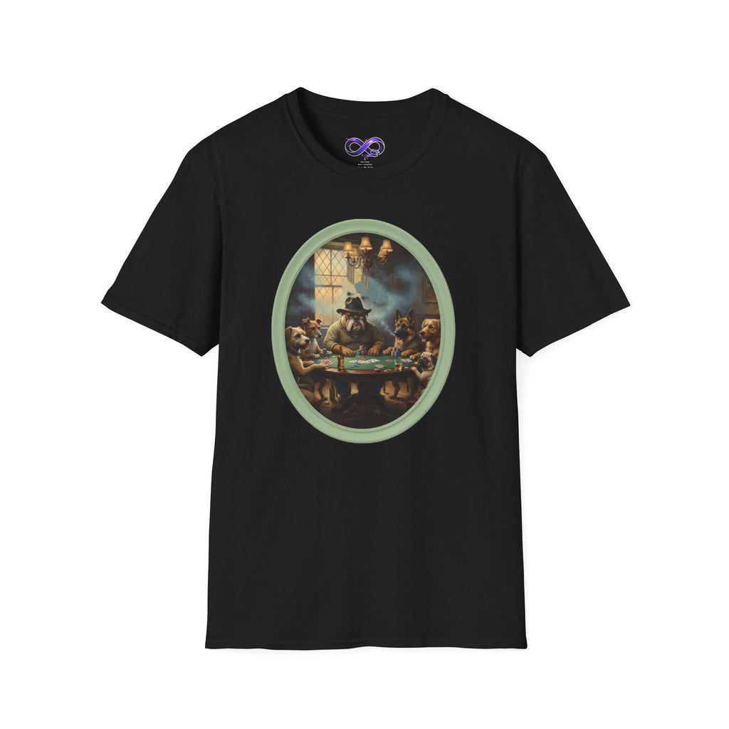 Witch Cottage Tarot Art T‑Shirt — Vintage Occult Gathering Graphic Tee