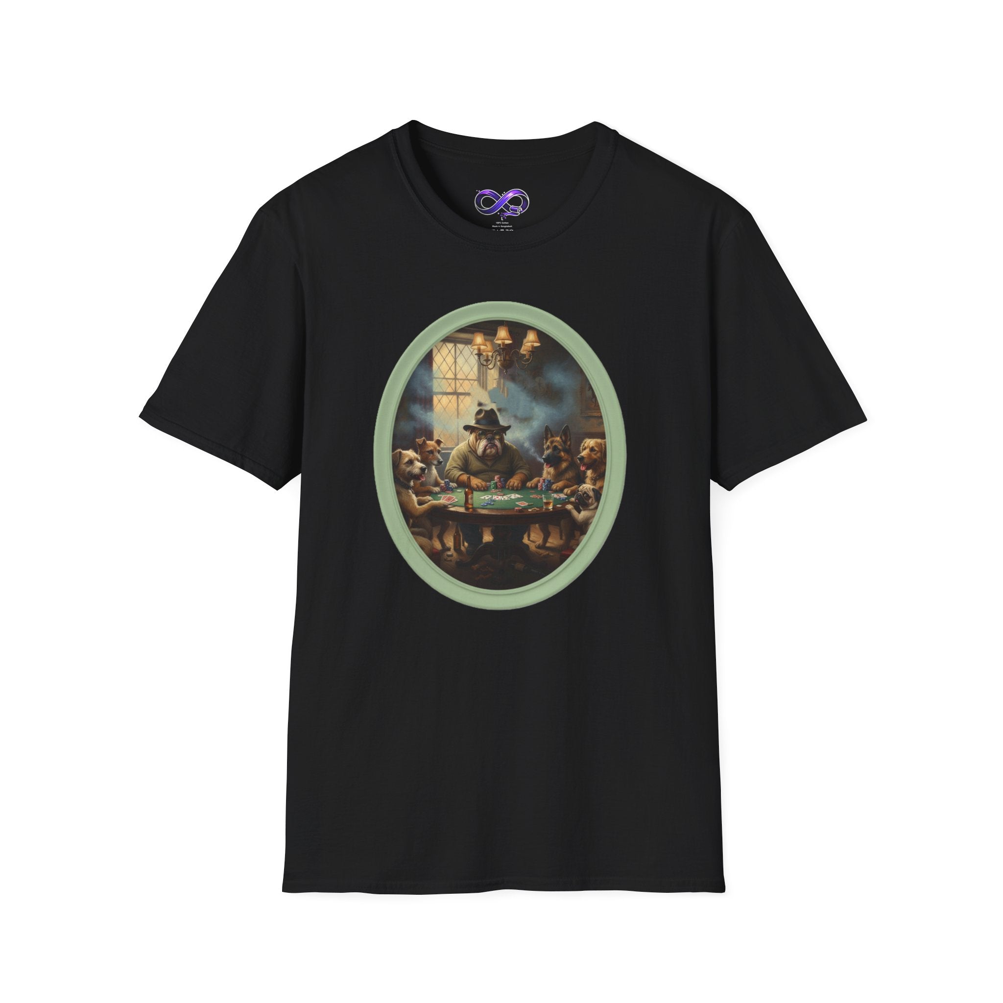 Witch Cottage Tarot Art T‑Shirt — Vintage Occult Gathering Graphic Tee