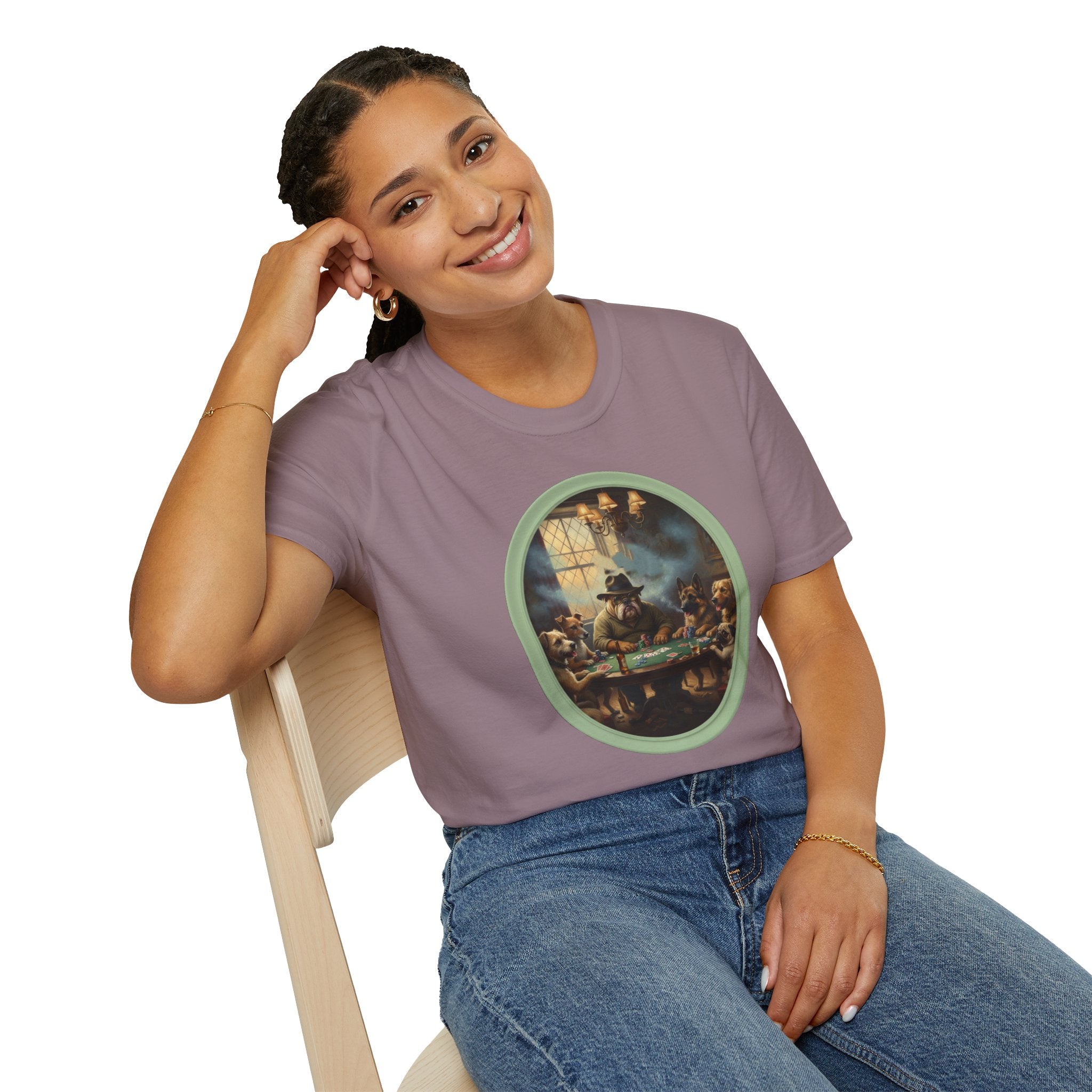 Witch Cottage Tarot Art T‑Shirt — Vintage Occult Gathering Graphic Tee
