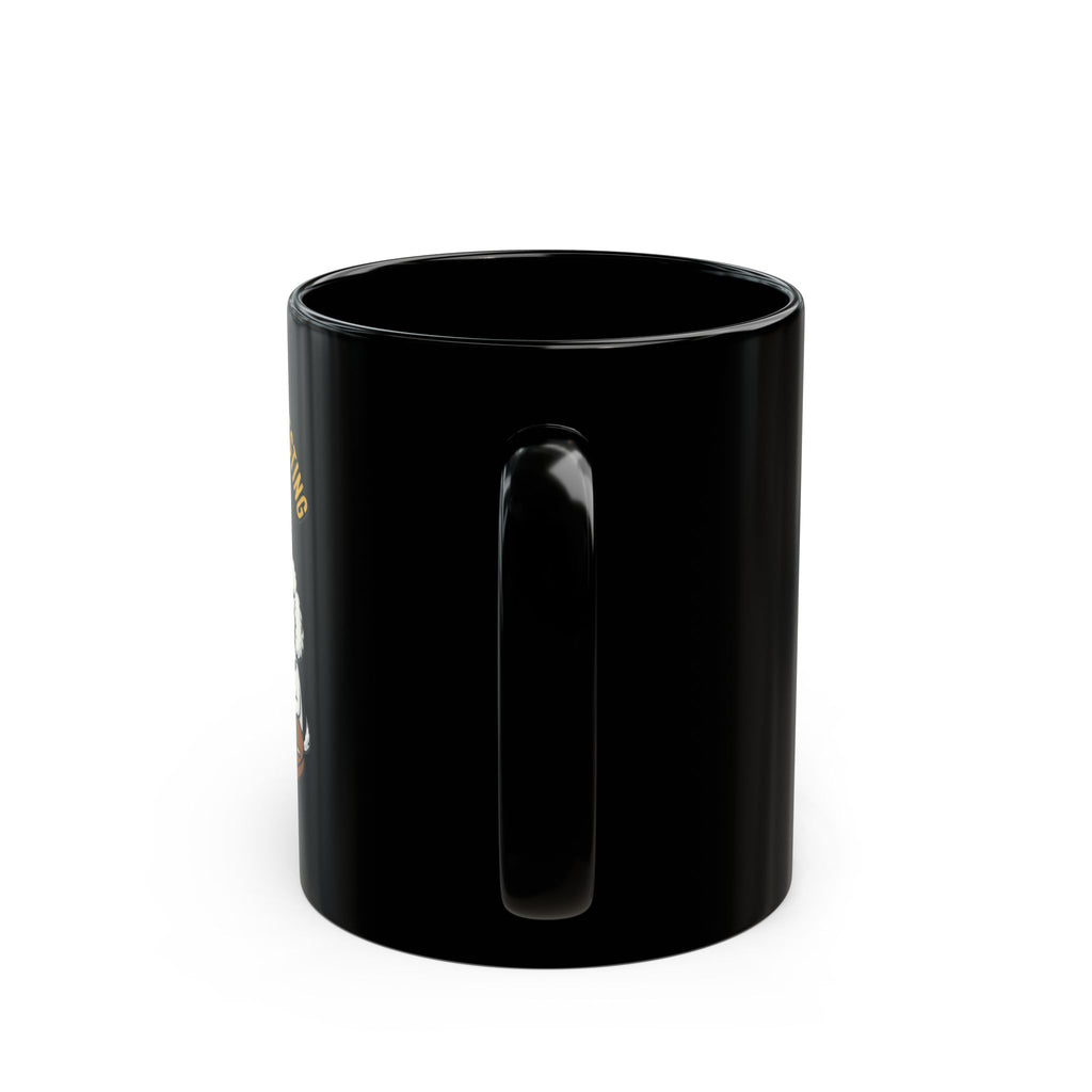 Black Ceramic Mug — "I'm Not Gambling, I'm Investing" Poker Dogs Coffee Cup (11oz/15oz)