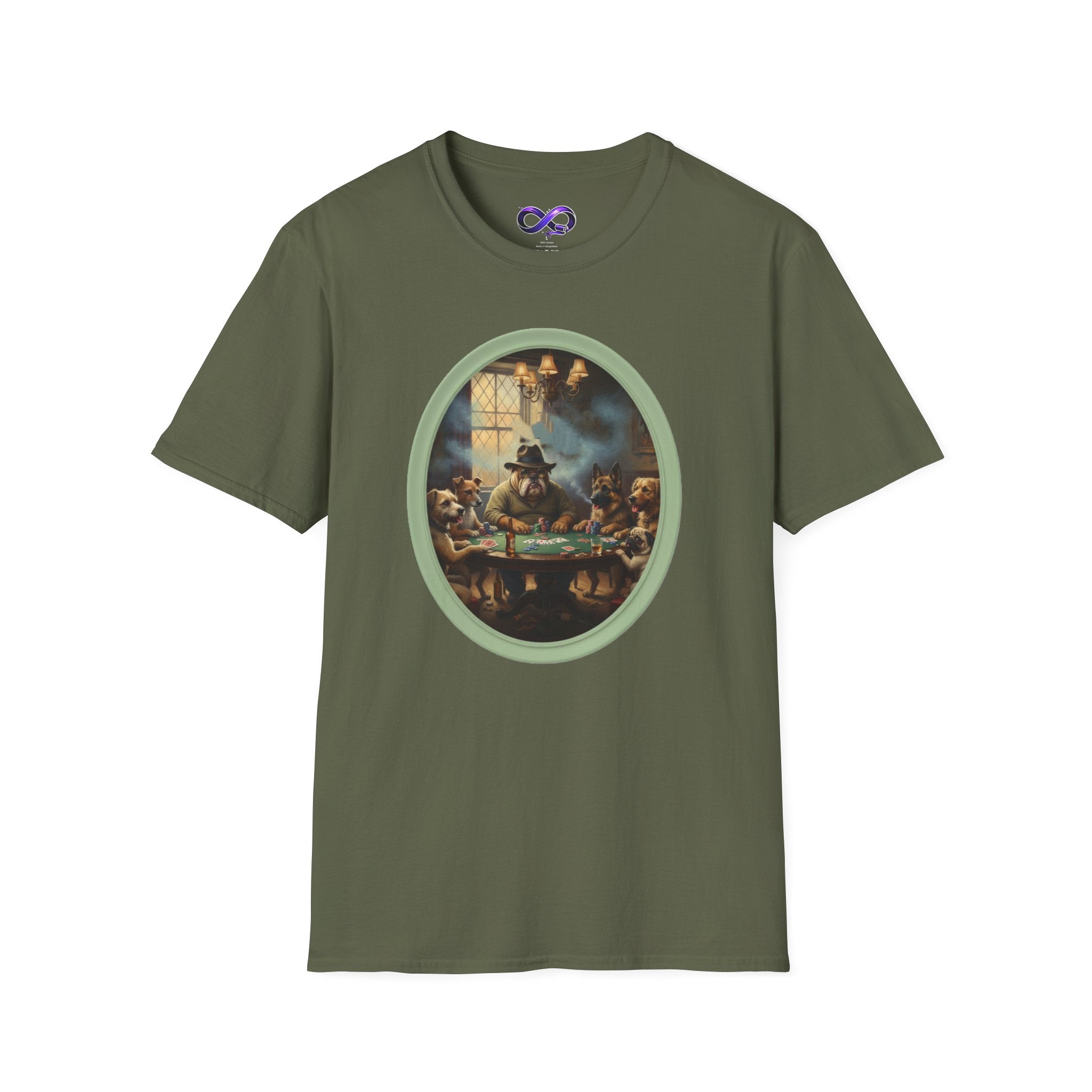 Witch Cottage Tarot Art T‑Shirt — Vintage Occult Gathering Graphic Tee