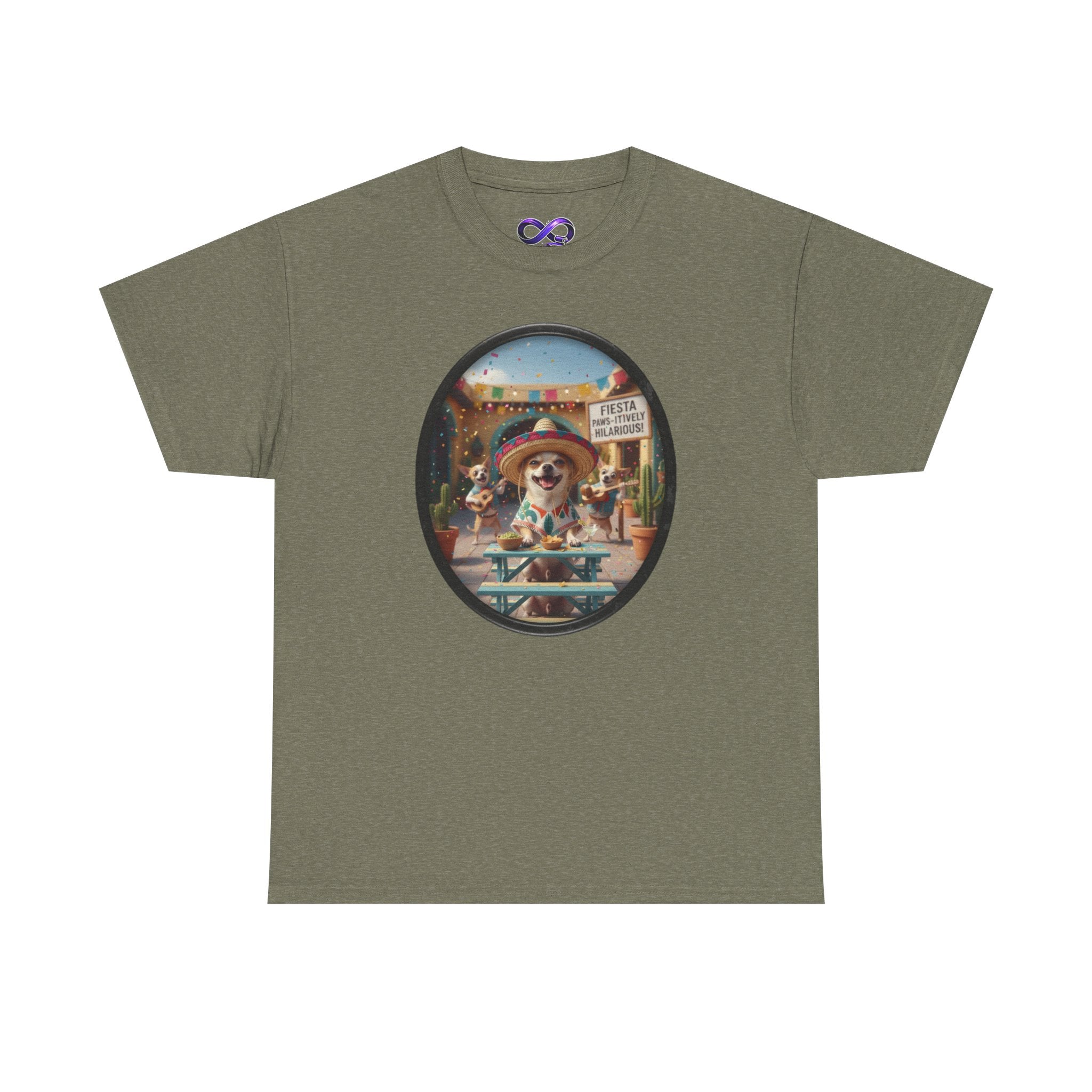 T‑Shirt — Retro Surf Dog Graphic Tee (Beach Vibes, Summer Casual)