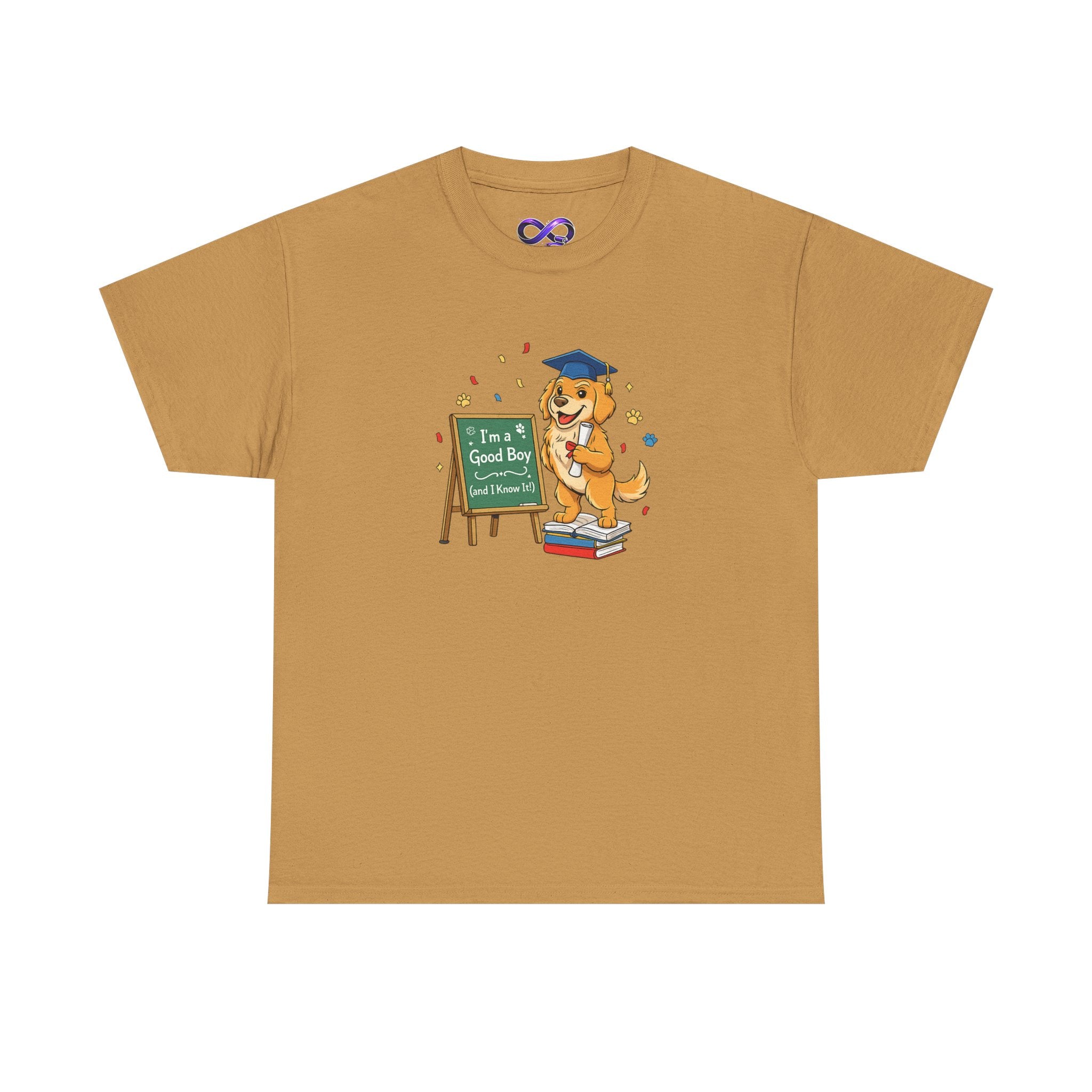 Graduation Golden Retriever T-Shirt — "I’m a Good Boy And I Graduated" Cute Grad Dog Tee