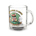 Glass Mug — Funny Corgi Poker Design “I’m Not Gambling, I’m Investing” — 10oz
