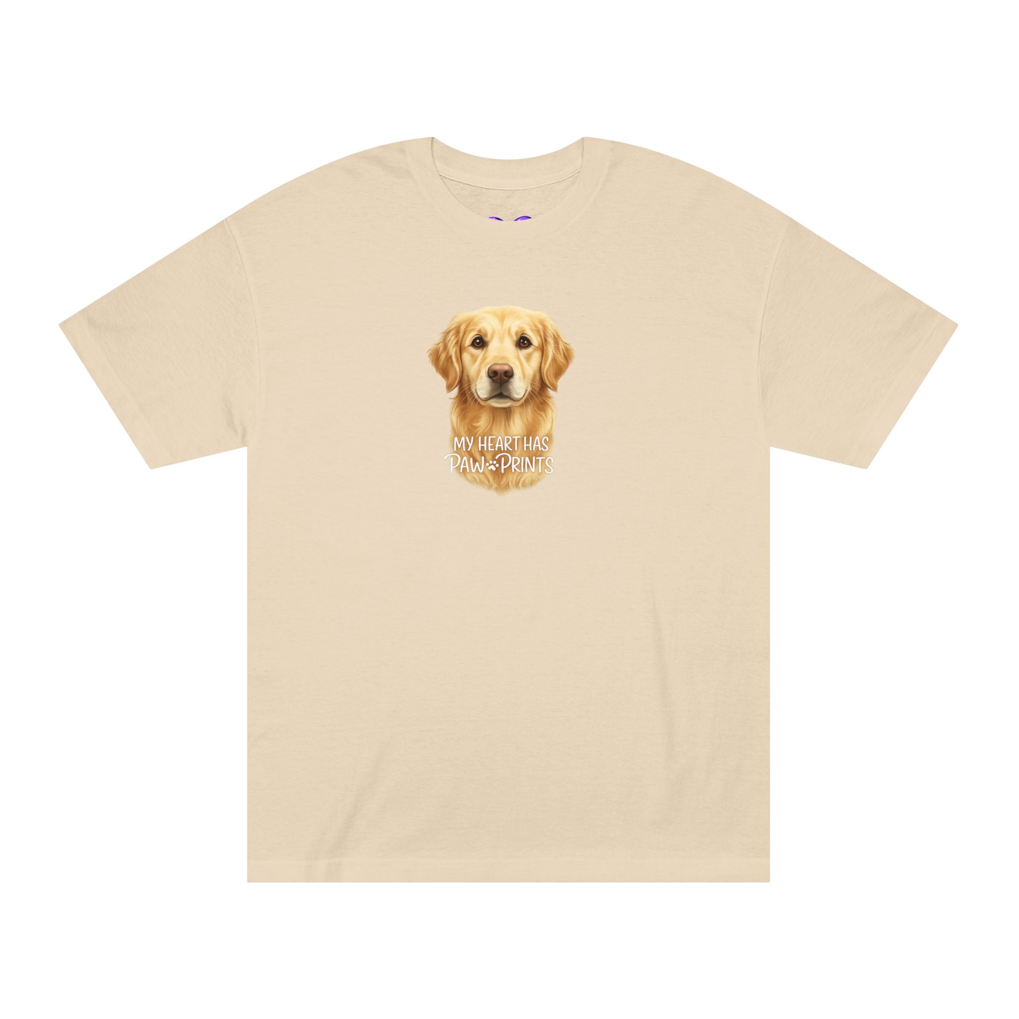 Golden Retriever Portrait Tee — "You Had Me at Woof" Dog Lover T-Shirt